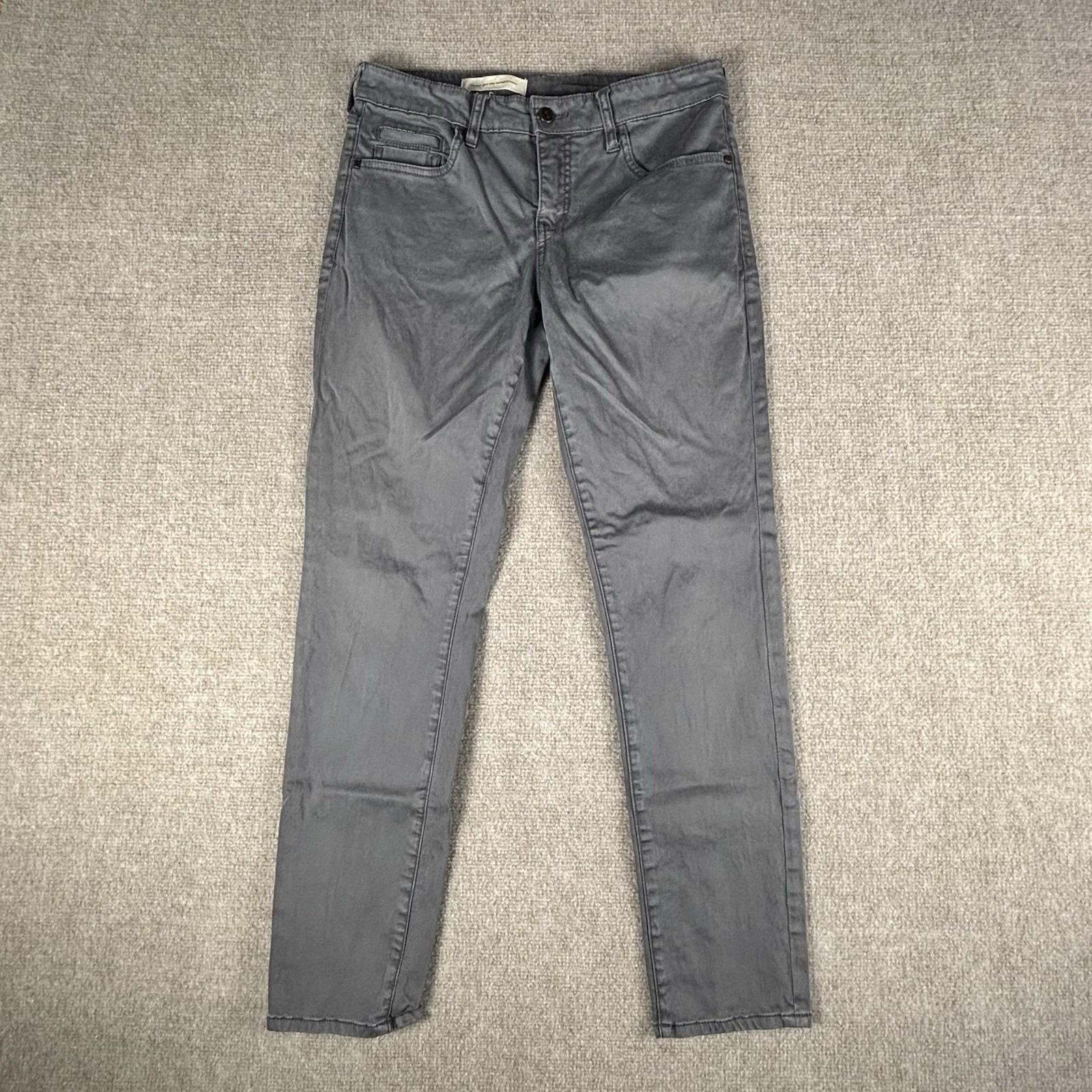 Pilcro And The Letterpress Stet Pants Men's 27x26 Gray Slim Fit